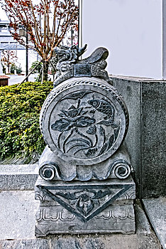 石狮雕塑建筑景观