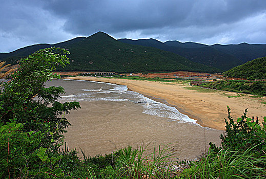 海岸线,沙滩,海洋