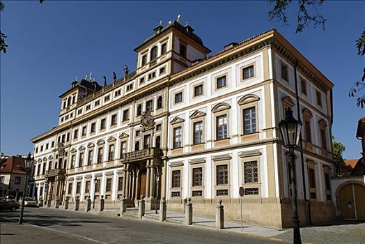 托斯卡纳,宫殿,城堡区,世界遗产,布拉格,捷克共和国,欧洲