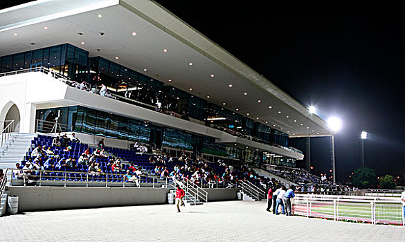 体育场,新,赛道,多哈,卡塔尔,晚间,会面,十一月,2009年