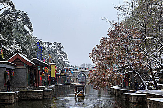 颐和园雪景