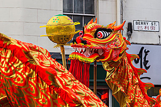 舞龙,春节,庆祝