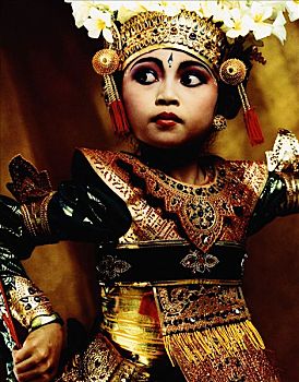 印度尼西亚,巴厘岛,雷贡舞,跳舞,位置
