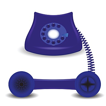 老,蓝色,电话