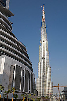 阿联酋,迪拜,迪拜塔,酒店,局部,地址,左边