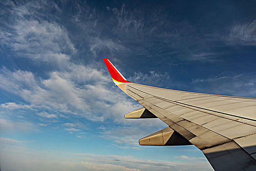 飞机旅行高空背景