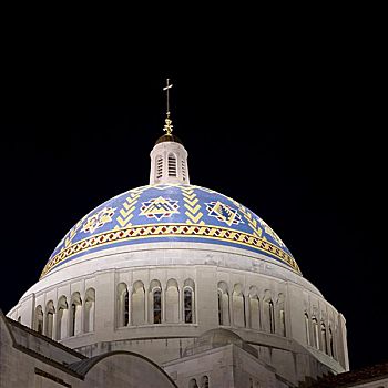 仰视,穹顶,教堂,华盛顿特区,美国