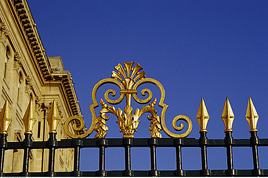 特写,大门,卢浮宫,巴黎,法国