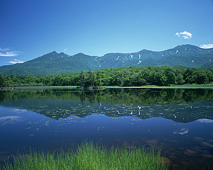 山脉,五个,湖