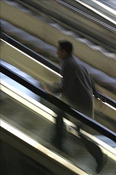 图像,巴黎,火车站,蒙帕尔纳斯,扶梯