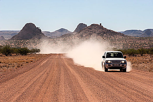 道路,靠近,纳米比亚,非洲