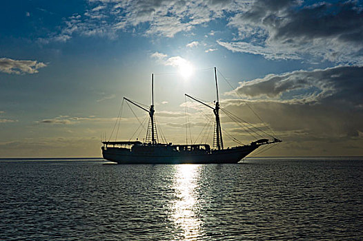 帆船,菲律宾,警笛,太平洋,东南亚