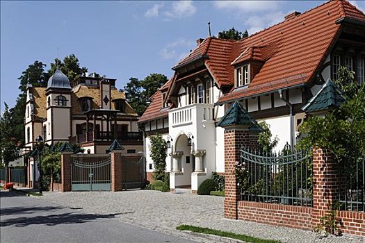 19世纪,别墅,整修,巴贝尔斯堡,勃兰登堡,德国,欧洲