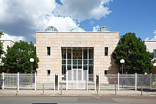 新,犹太会堂,达姆施塔特,黑森州,德国,欧洲