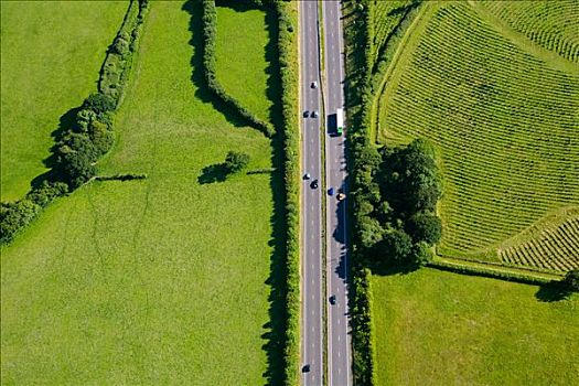 航拍,高速公路,苏塞克斯