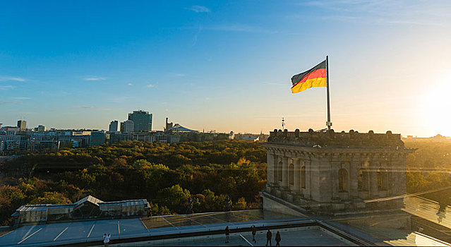 风景,蒂尔加滕,德国国会大厦,建筑,德国联邦议院,政府,地区,柏林,德国,欧洲