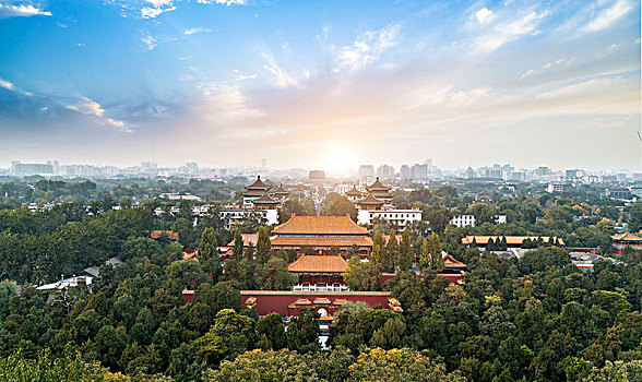 北京中轴线,地安门,故宫
