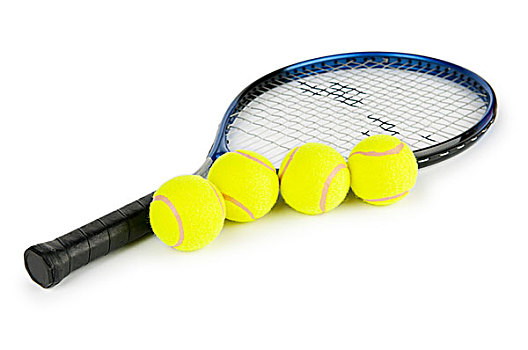 网球,概念,球,球拍