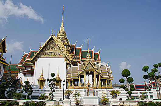 泰国,曼谷,大皇宫,行政,寺庙