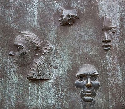 面部,雕刻,墙壁,华盛顿特区,美国