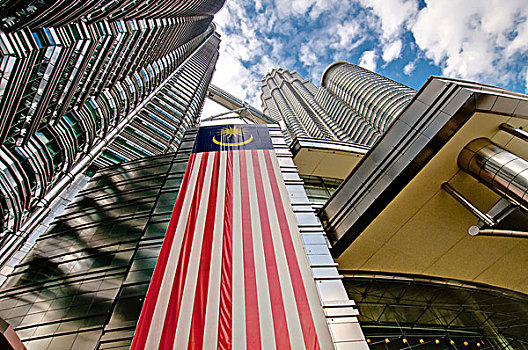 双子塔,吉隆坡,马来西亚,东南亚