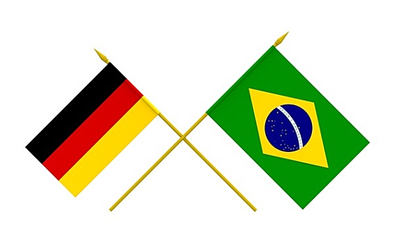 旗帜,巴西,德国