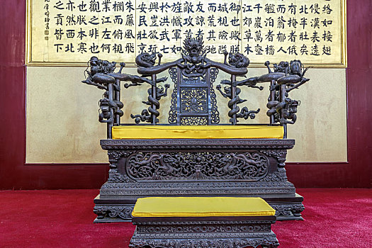 雕龙座椅,南京市阅江楼藏品