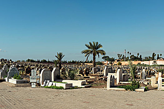 墓地,玛拉喀什,摩洛哥,非洲
