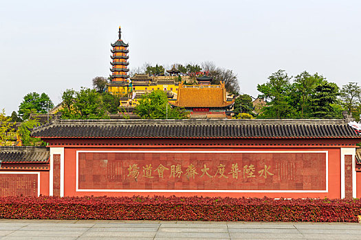 中国江苏省镇江金山风景区金山寺