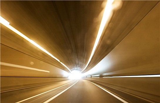 抽象,速度,动感,公路,隧道