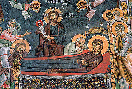 图像,死亡,圣母玛利亚,12世纪,艺术家,未知