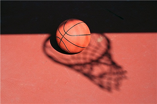 篮球,篮筐,影子