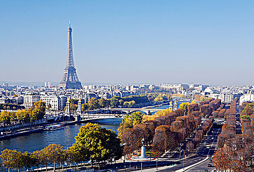 法国,法兰西岛,巴黎,赛纳河,河,左边,堤岸