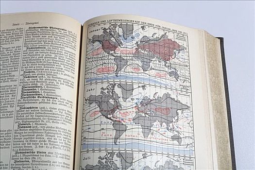 世界地图,德国,百科全书