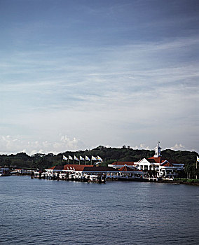 新加坡,圣淘沙,渡轮,大幅,尺寸