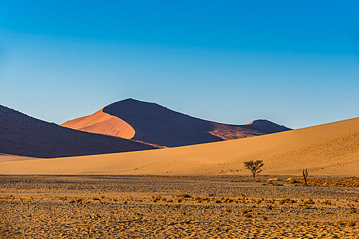 风景,索苏维来地区,纳米布沙漠,纳米比沙漠,公园,区域,纳米比亚,非洲