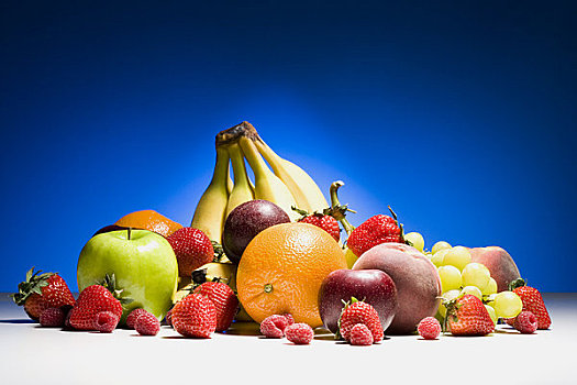 堆,水果,浆果