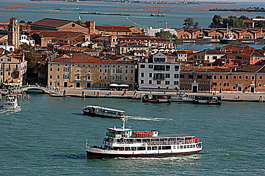 汽艇,靠近,威尼斯