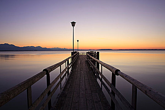 基姆湖,正午,巴伐利亚,德国