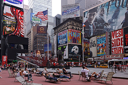 时代广场,曼哈顿,纽约,美国,北美
