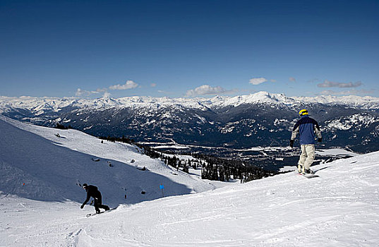 滑雪板玩家,不列颠哥伦比亚省,加拿大