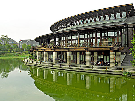 杭州圆形建筑图片