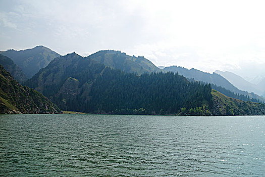 新疆,天山,天池,高山湖泊,淡水湖