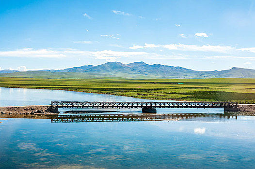 三江源自然保护区风光,海拔最高的天然湿地,中国西藏