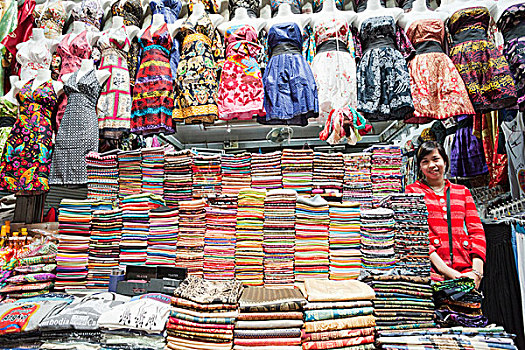 柬埔寨,收获,中心,市场,材质,丝绸,店