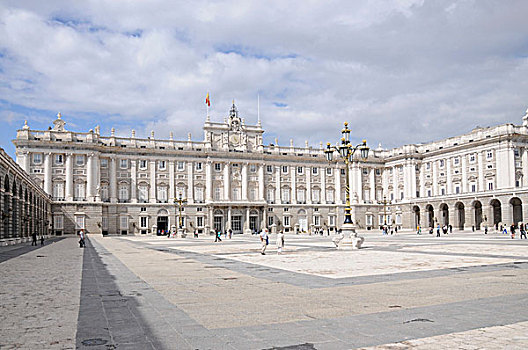 皇家,宫殿,广场,老城,马德里,西班牙,南欧