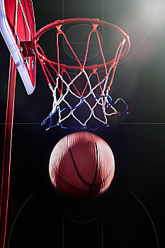 篮球比赛,投篮,入网,争夺,比赛,胜利