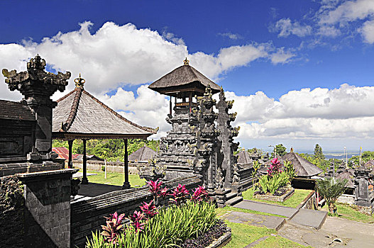 布撒基寺,复杂,印度教,庙宇,巴厘岛,印度尼西亚