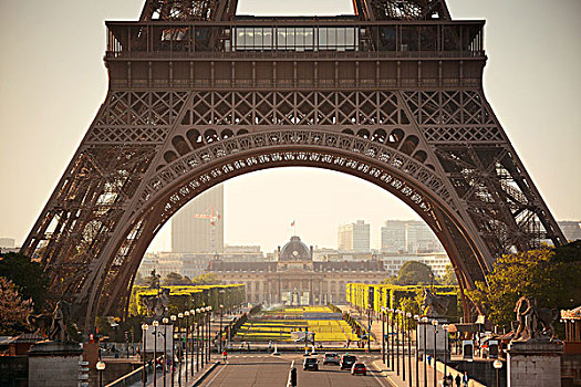埃菲尔铁塔,特写,街道,著名,城市,地标,巴黎