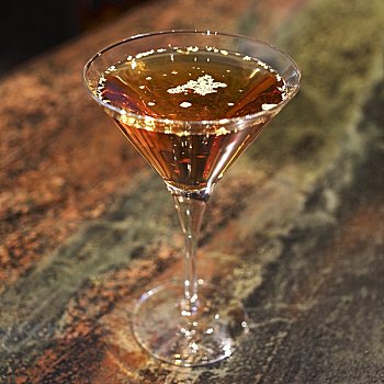 朗姆酒,伏特加酒,雞尾酒,金箔,裝飾